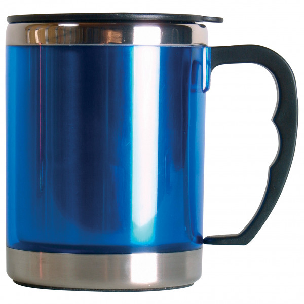 Basic Nature - Edelstahl Thermobecher Mug - Becher Gr 0,42 l blau;rot von Basic Nature