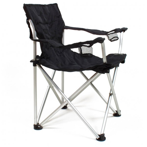 Basic Nature - Travelchair Komfort - Campingstuhl schwarz von Basic Nature