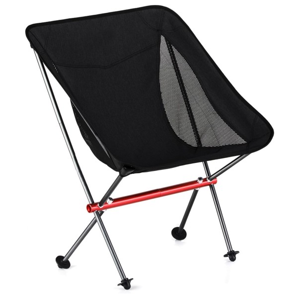 Basic Nature - Travelchair Ultralight Low Rest - Campingstuhl Gr 48 x 46 x 68 cm schwarz von Basic Nature