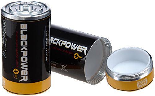 Basic Nature Undercover Batterie' Dose, Schwarz, 4 cm von Basic Nature