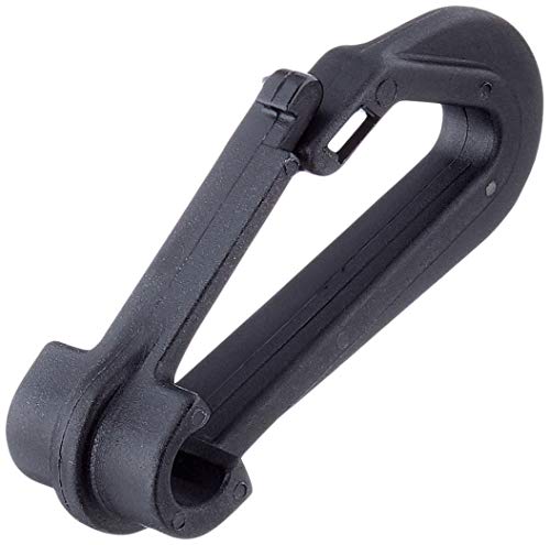 Basic Nature Unisex – Erwachsene Snaphook Karabiner, schwarz, One Size von Basic Nature