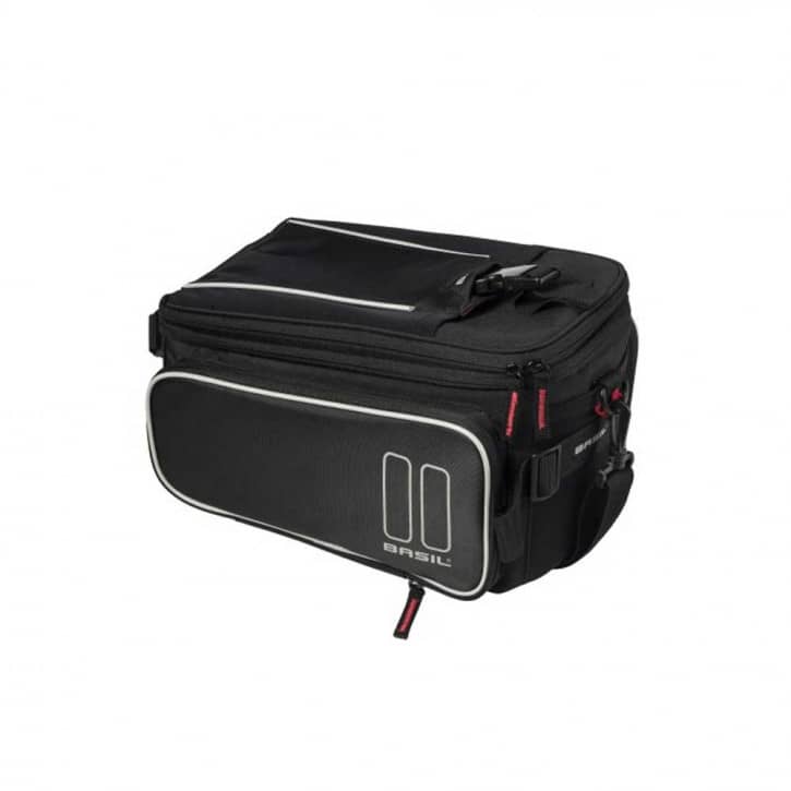 BASIL Sport Design Trunkbag Gepäckträgertasche schwarz, 7-12 L von Basil