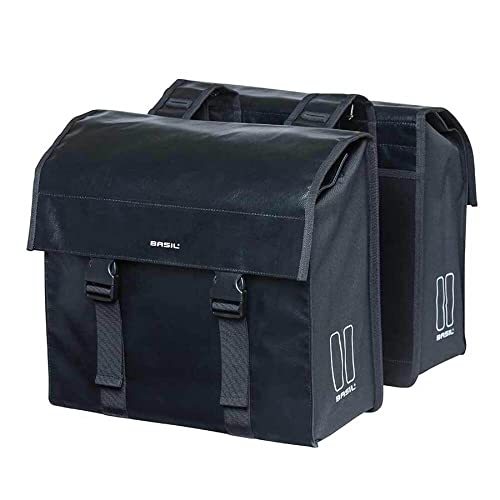 Basil Unisex – Erwachsene Urban Load DB Satteltaschen, schwarz, 48-53 L von Basil