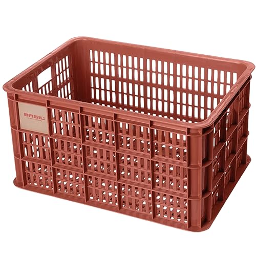 Basil B.V. Unisex – Erwachsene Crate Fahrradkaste, Red, 49.8x39x26.5cm von Basil B.V.