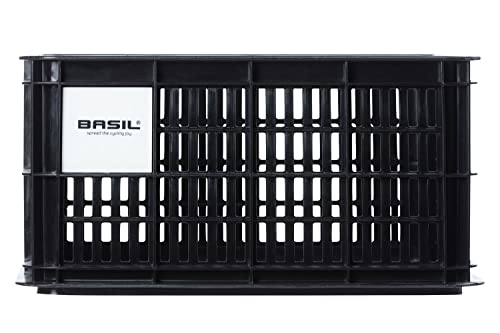 Basil B.V. Unisex – Erwachsene Crate Fahrradkaste, Schwarz, 40.4x29.8x20.2cm von Basil B.V.