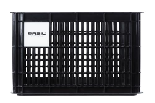 Basil B.V. Unisex – Erwachsene Crate Fahrradkaste, Schwarz, 45.25x35x25cm von Basil
