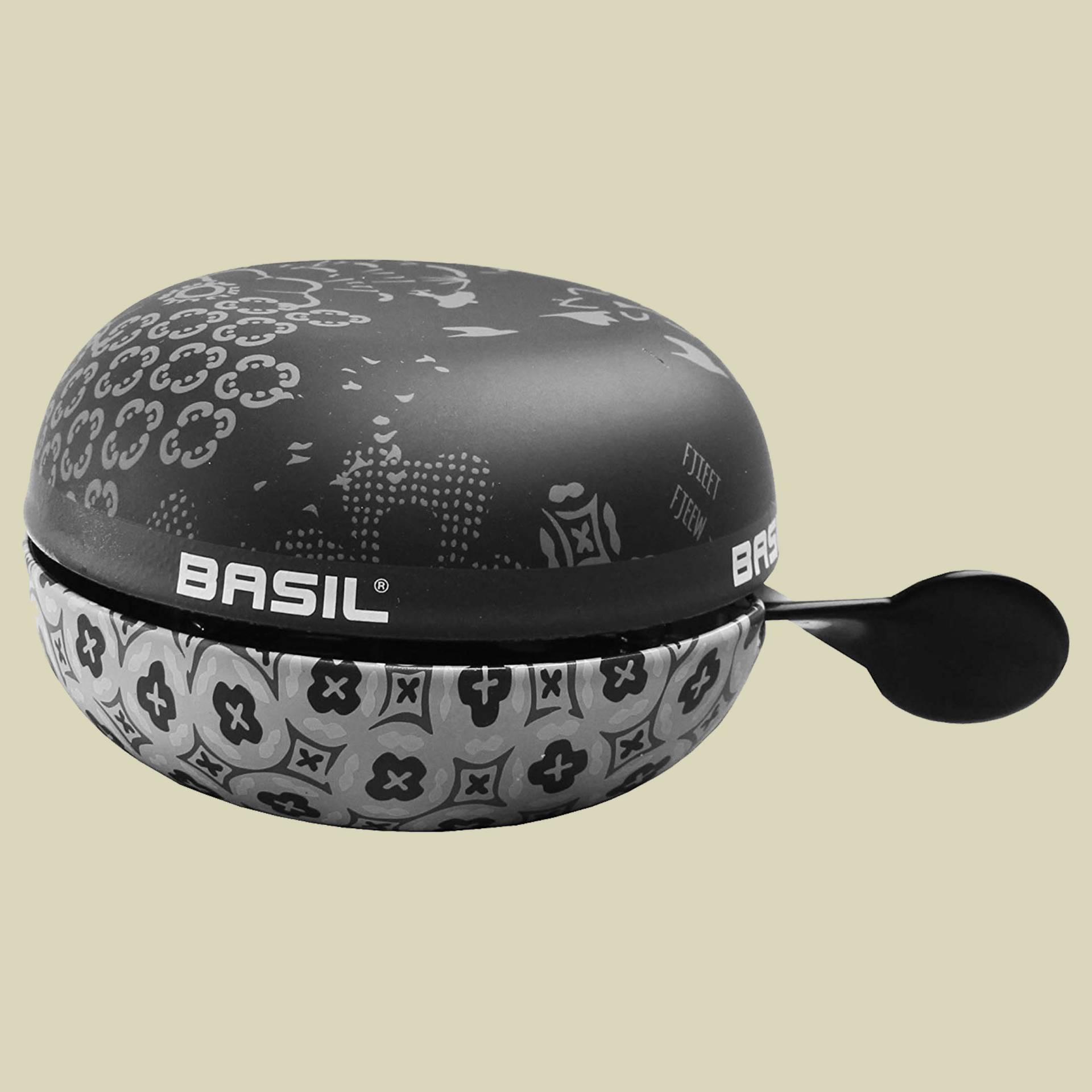 Basil Ding-Dong Glocke Bohème Fahrradklingel charcoal von Basil