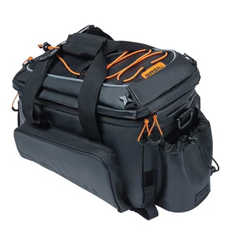 Basil Miles XL Pro Gepäckträgertasche Schwarz Orange 9-36ltr von Basil