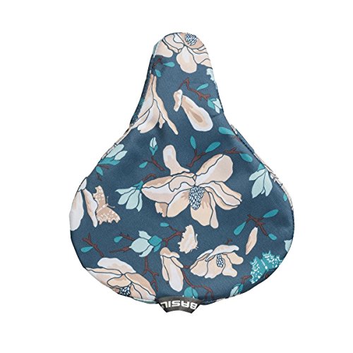Basil Unisex – Erwachsene Magnolia Sattelbezug, Teal Blue, One Size von Basil