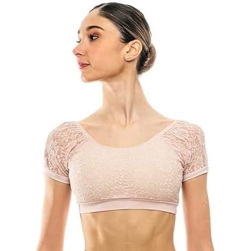 Basilica Dancewear Mädchen Cerry Active Top, Rosa-Dusty Pink, 38 von Basilica Dancewear