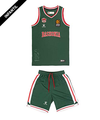 Baskonia 3a Equipation 3o Minikit Set für Kinder 20/21, Unisex Kinder, Grün, 8 Jahre von Baskonia