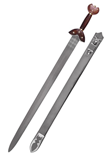 Battle-Merchant Keltisches Schwert mit Scheide | Edle Waffe der gallischen Krieger aus der La-Tène-Zeit | Echtes Deko Kelten-Schwert für Erwachsene von Battle-Merchant