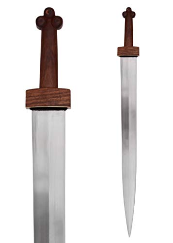 Battle-Merchant Republikanisches Gladius Schwert | Gladius aus Delos mit Scheide | Hispaniensis Schwert aus Stahl für Erwachsene, 3. bis 1. vorchristliche Jahrhundert von Battle-Merchant
