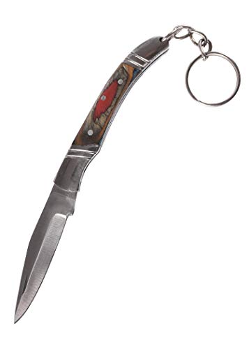 Battle Merchant Taschenmesser mit Schlüsselanhänger Mini-Taschenmesser Messer LARP Ritter Samurai Mittelalter von Battle-Merchant