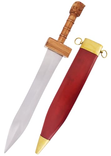 Battle-Mechant Parazonium | Griechisch-Römisches Kurzschwert mit Scheide | Echter Dolch der Antike für Erwachsene | Parazonium aus Karbonstahl von Battle-Merchant