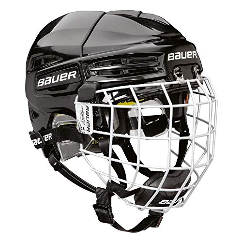 BAUER RE-AKT 100 Helm Combo Bambini, Farbe:schwarz von Nike