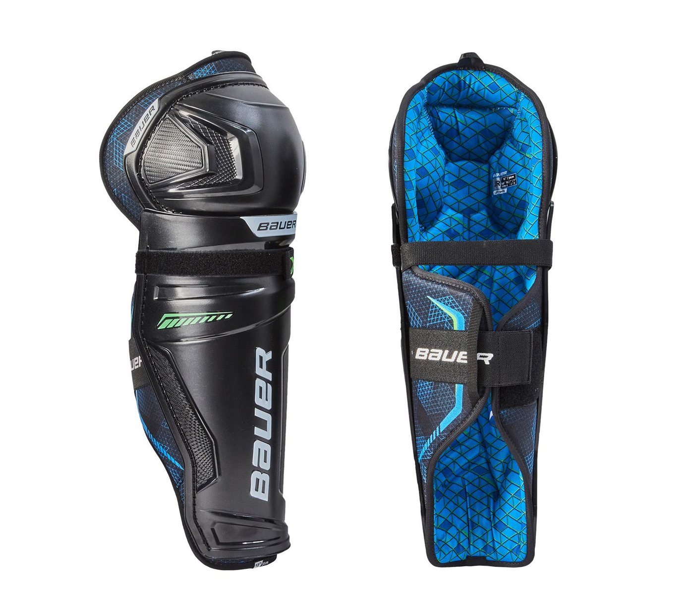 Bauer Eishockey Schienbeinschoner Beinschutz Bauer X Junior 12 Zoll von Bauer