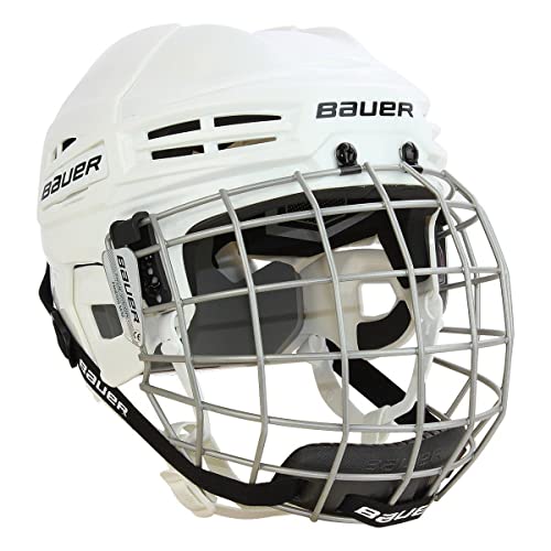 Bauer Helm mit Gitter IMS 5.0, Kopfumfang 56-60, in der Farbe wht von Nike