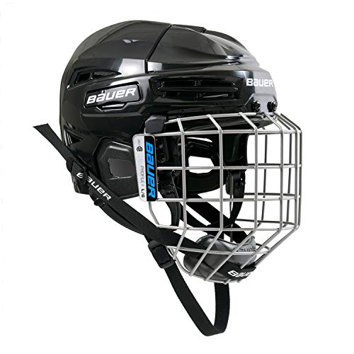 Bauer Ims 5.0 Helm Combo Senior schwarz von Bauer