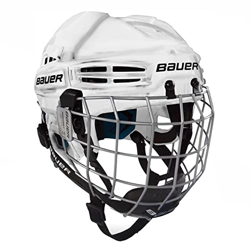 Bauer Kinder Eishockeyhelm nit Schutzgitter PRODIGY-Serie für Kids Helm Eishockey, weiß, one Size von Nike