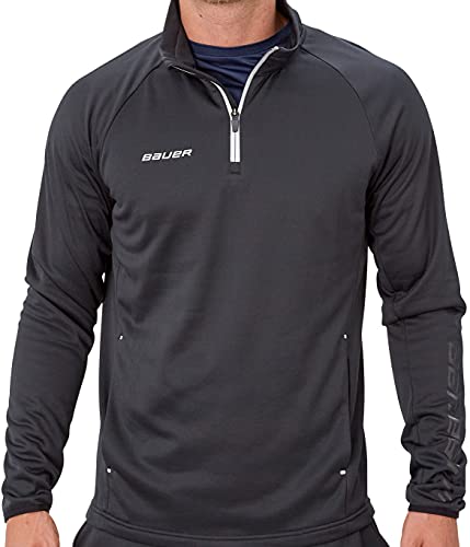 Bauer S20 Vapor Fleece 1/4 Zip Senior BlackL Sweatshirts von Bauer