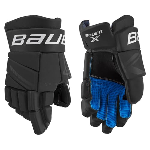 Bauer S21 X Intermediate BLACK/WHITE13 Eishockey Handschuh von Bauer