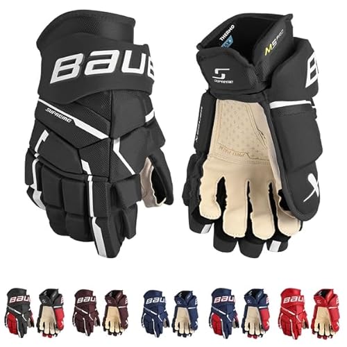 Bauer Supreme M5 PRO Handschuhe Intermediate, Größe:13 Zoll, Farbe:Navy von Bauer