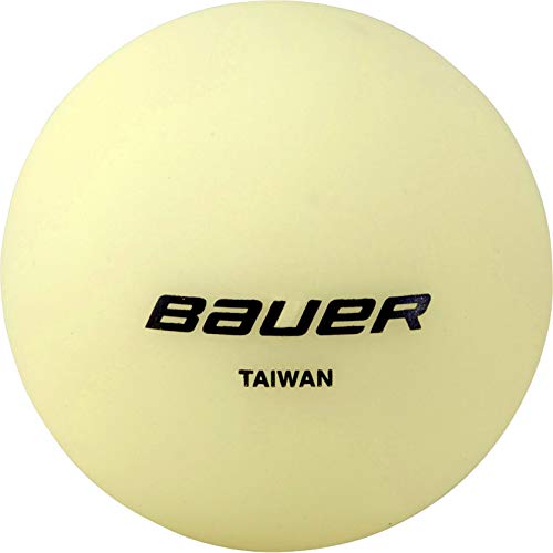 Bauer Unisex – Erwachsene Hockeyball Glow in The Dark, gelb, Einheitsgröße von Nike