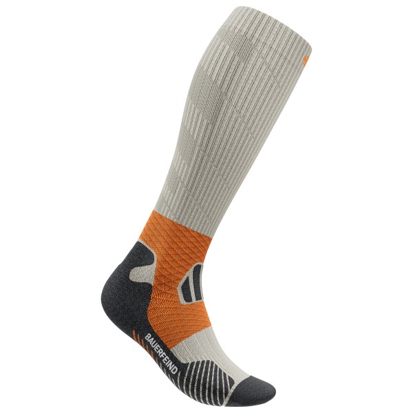 Bauerfeind Sports - Trail Run Compression Socks - Laufsocken Gr 38-41 - L: 41-46 cm grau von Bauerfeind Sports