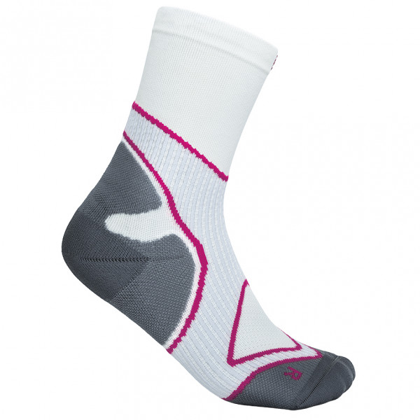 Bauerfeind Sports - Women's Run Performance Mid Cut Socks - Laufsocken Gr 35-37;38-40 grau;schwarz von Bauerfeind Sports