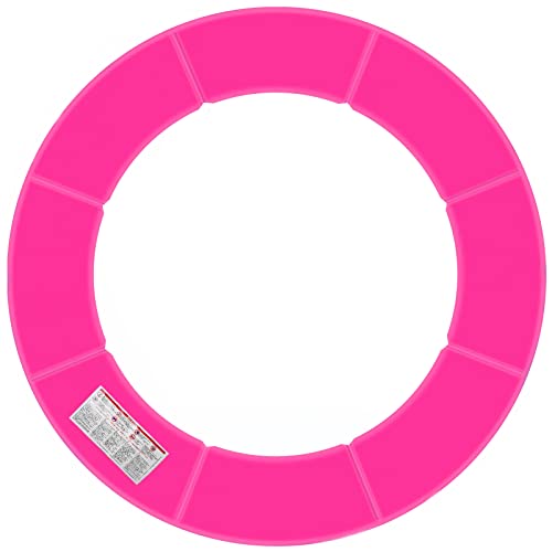 Baunsal® Trampolin Randabdeckung Ø 396 cm mit 30 cm breite in pink und 20 mm dick uv-beständig reißfest Trampolin Ersatzteile Trampolin Rahmenpolsterung Schutzrand für das Trampolin Outdoor von Baunsal