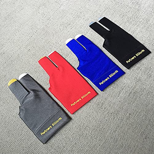 Bavokon 4 Pcs Billardhandschuh Links Handschuh Linke Hand Billard Pool Handschuhe,3 Finger Handschuhe Billard Queue Handschuhe Für Billard Shooter Linke Hand,Geschenk Für Männer,Frauen,Spieler von Bavokon