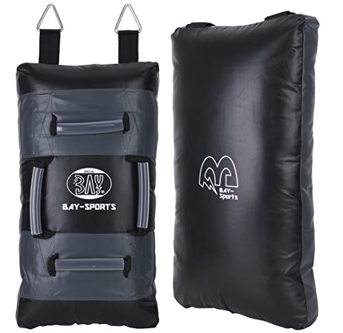 Wand ARM KÖRPER Schlagpolster 3 in 1 Wall ARM Body schwarz Schlagkissen, Sandsack, Boxsack, 65 cm, Wandsandsack, Makiwara, Wandschlagpolster, Wandschlagkissen, Wandmakiwara Schlagpolster von BAY Sports