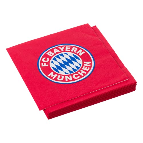 FC Bayern München Servietten FCB Logo rot 20er Set von FC Bayern München