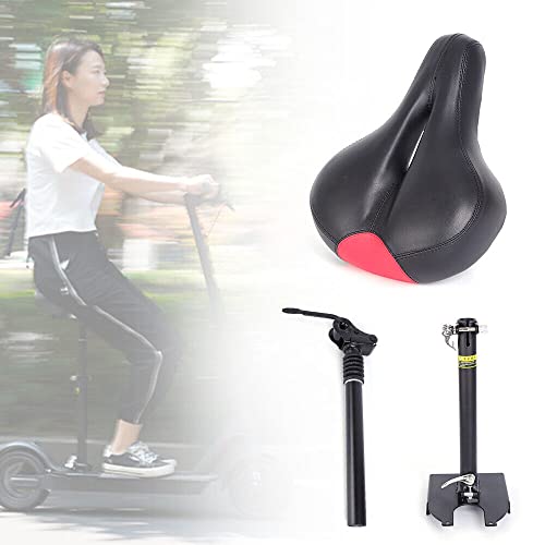 Elektroroller Sitz Rollersitz Elektro Scooter Sitz Zubehör Für E-Scooter Höhenverstellbar Scooter-Stuhl Schwingungsdämpfende Sattelsitz von Bazargame