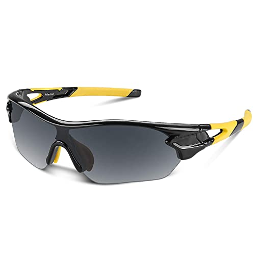 Bea Cool Sport-Sonnenbrille, polarisiert, für Männer und Frauen, Jugendliche, Baseball, Radfahren, Laufen, Angeln, Golf, Motorrad, UV400 von BEACOOL