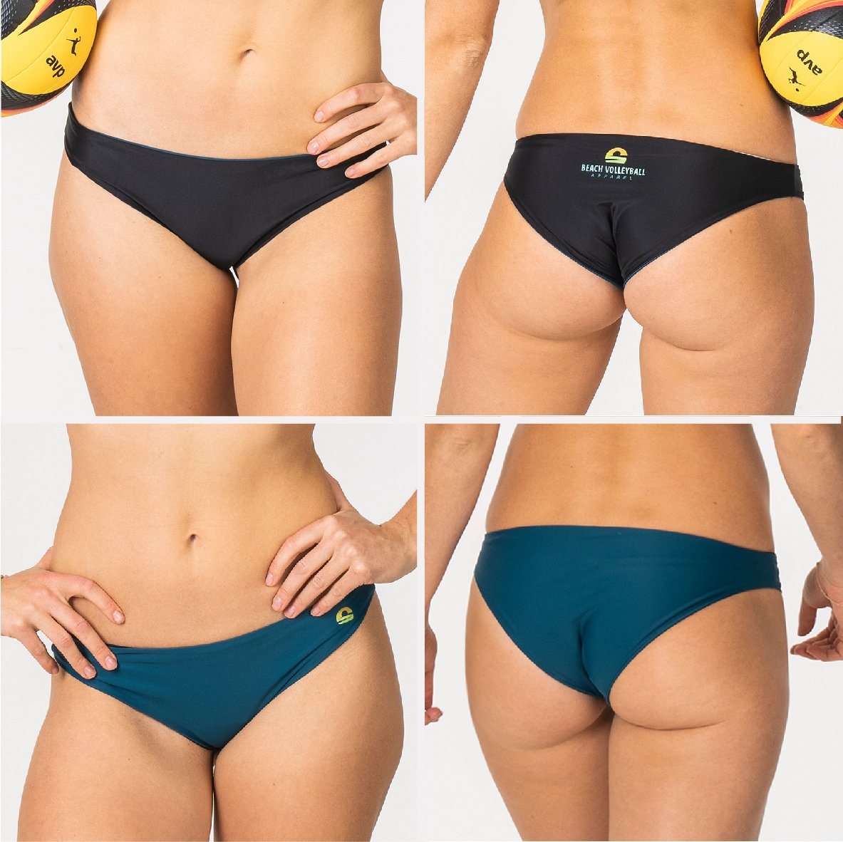 Beach Volleyball Apparel Bikini-Hose Beachvolleyball Sportbikini Slip Unterteil zum Baden Bikini Bottom von Beach Volleyball Apparel