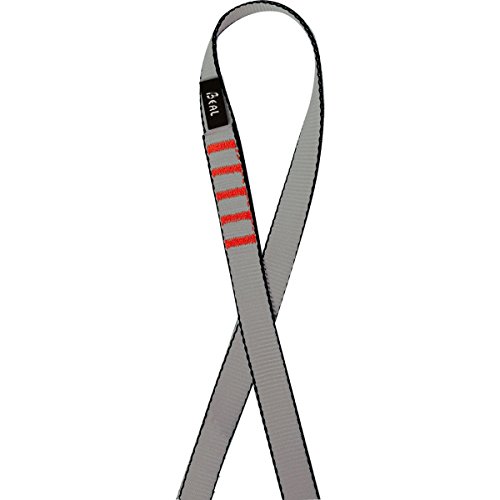 Beal Flachschlaufenband und Kordeln., grau, 50 cm von Beal