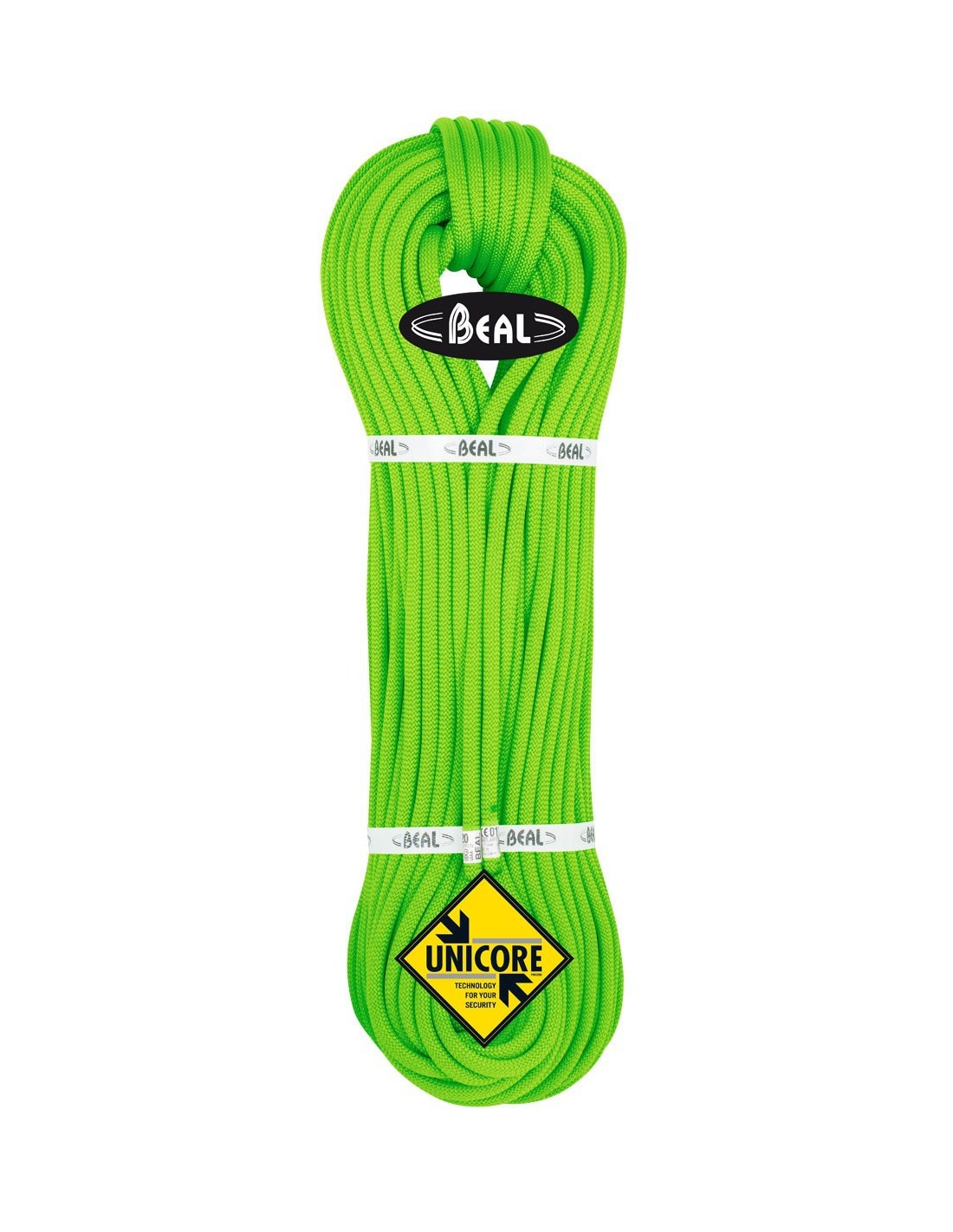 Beal Kletterseil 8,5 mm Opera Unicore - Golden dry, grün, 70 m Seildurchmesser - 8.1 - 8.5 mm, Seilvariante - Einfachseil, Seillänge - 70 m, Seilfarbe - Grün, von Beal