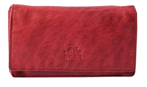 Bear Design Antic Damen Geldbörse rot 15,5x9x4cm Portemonnaie Damenbörse von Bear Design