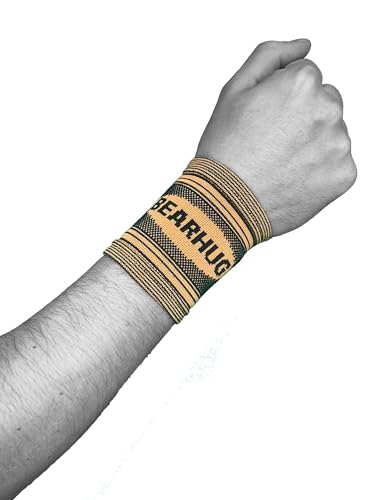 Bearhug Sport Handgelenkbandage mit Bambuskohle, elastischer Handgelenkschutz gegen Sehnenentzündung, professionelle Handgelenkstütze für Sport, Fitness, Damen und Herren von Bearhug