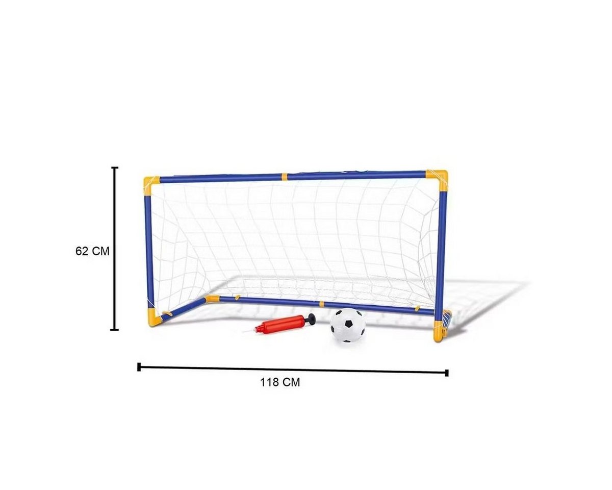 Bearlink Fußballtor Mini-Fußballtor-Set, Fußballtor aus Kunststoff mit Netz 118 x 62 cm von Bearlink
