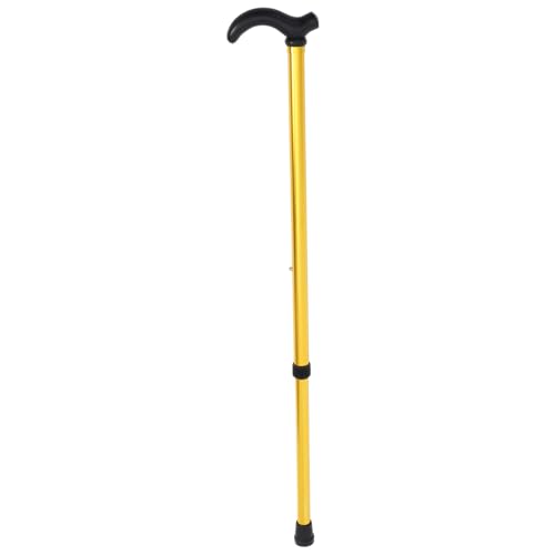 Verstellbarer und Zusammenklappbarer aus Rutschfester und Ergonomisch für Senioren und Trekkingaktivitäten Goldfarbig von Beaupretty