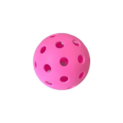 Pickleball Spritzgegossener, belastbarer 26-Loch-Ball, TPE-Ball, elastischer Ball, Outdoor-Sport, Spielerlebnis, hohe Sprungkraft, langlebig, Übungsball mit Netztasche für Anfänger und von Beautyan