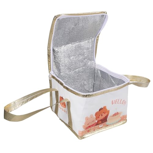 Beavorty Isolierte Tasche Für 4-Zoll-Kuchen Lebensmittelliefer-Kühltasche -Tragetasche Für Wiederverwendbare Kuchenverpackungstasche Für Restaurant-Einkaufszubehör von Beavorty
