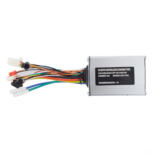 Bebykilemi Elektroroller-Controller 48V 18A 10 Draht Typ B Metallgehäuse Ersatz für Hitway H5 E-Scooter mit Scheinwerferanschluss Verschleißfest von Bebykilemi