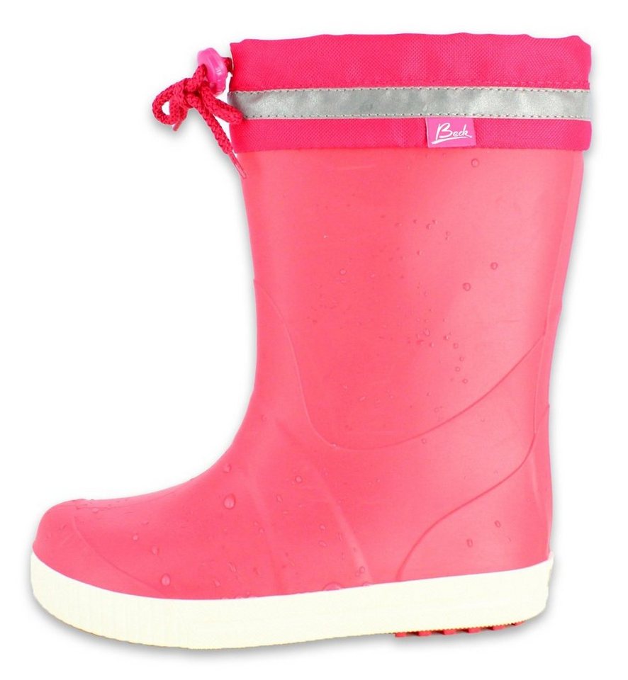 Beck Regenstiefel Wellies Gummistiefel (für Mädchen und Jungs, in vielen Farben und Größen erhältlich) wasserdicht, robustes Material, geformte Einlegesohle von Beck