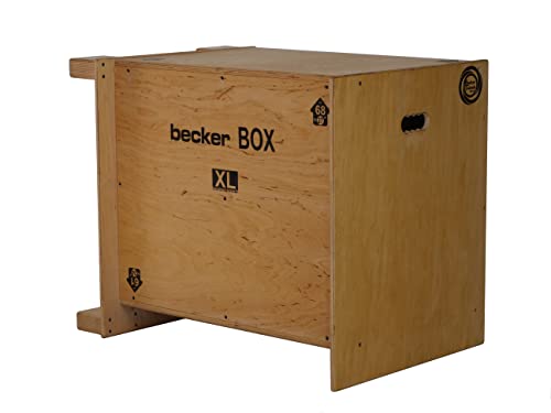 BeckerTechnik Germany Becker Box XL, Weltneuheit, 6 in 1 Box (BSG 28955) einzigartige Plyo Box mit 6 verschiedenen Sprunghöhen Sportkiste mit abgerundeten Kanten von Becker-Sport Germany