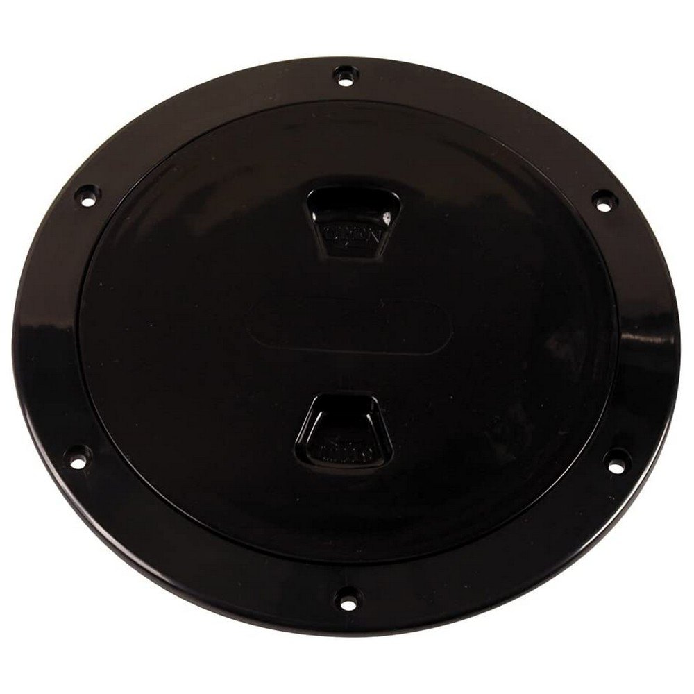 Beckson Marine Smooth Screw-out Deck Plate 6´´ Schwarz von Beckson Marine