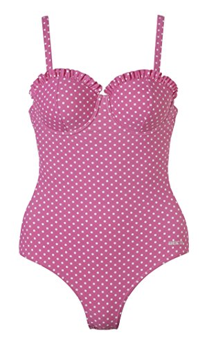 Beco Beco Damen Badeanzug-Rock-a-Bella Swim Chic, Pink/Weiß, 36 von Beco Baby Carrier